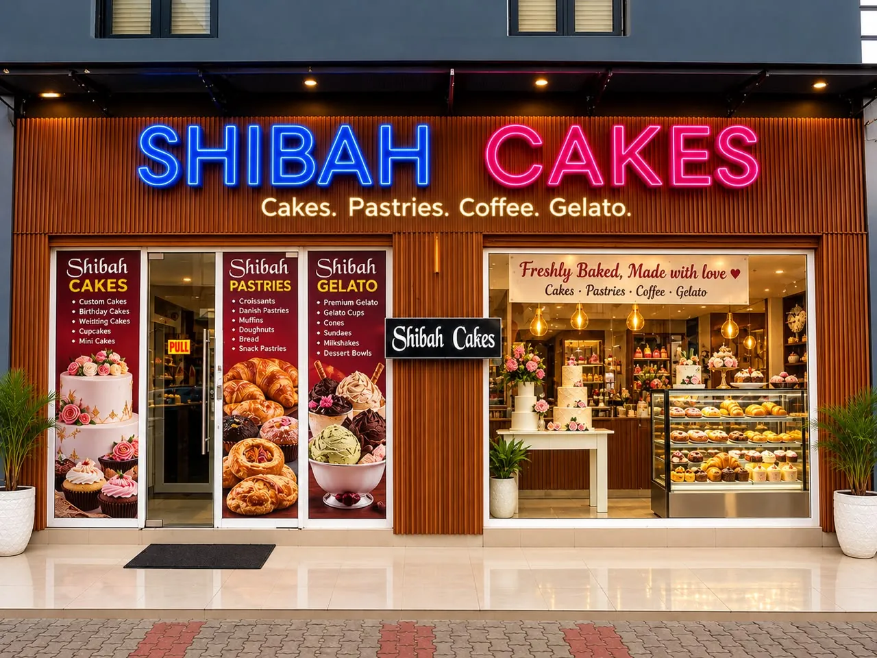 Shibah Cakes bakery shop front