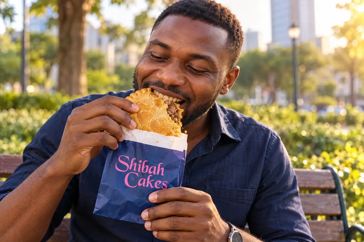 People enjoying Shibah Cakes treats